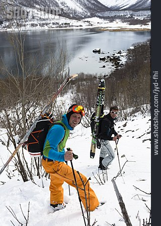 
                Skitour, Skifahrer, Outdoor, Skibergsteigen                   