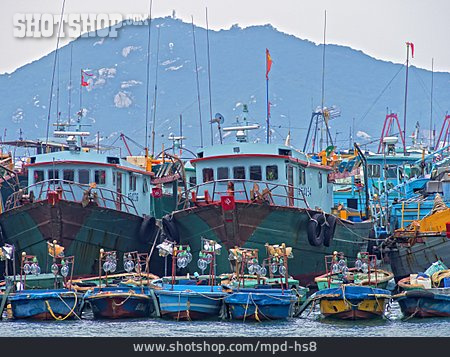 
                Boot, Hafen, Kutter, Cheung Chau                   