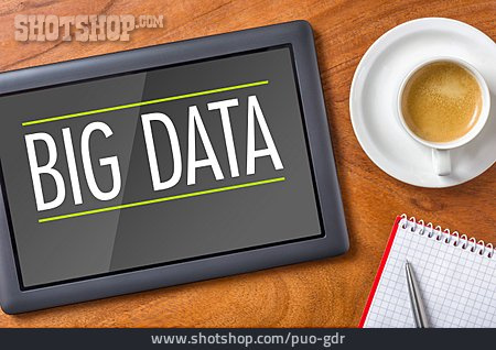 
                Daten, Tablet-pc, Big Data                   
