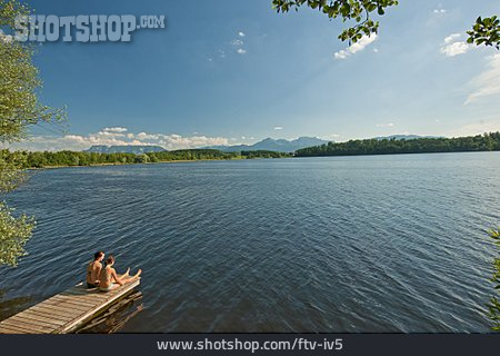
                Reiseziel, Bayern, Abtsdorfer See                   