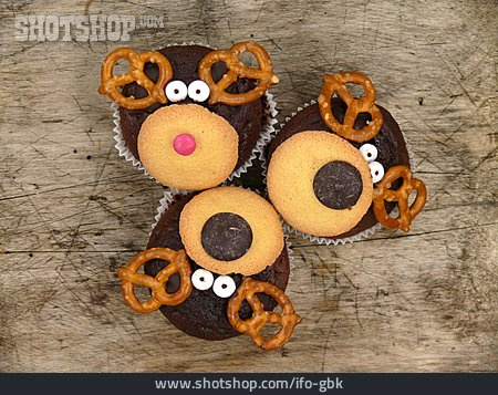 
                Muffins, Rentier-muffins                   