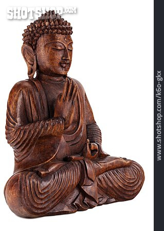 
                Holzfigur, Buddha, Buddhafigur                   