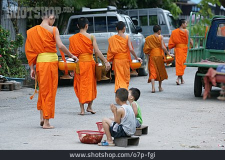 
                Buddhismus, Mönch, Luang Prabang                   