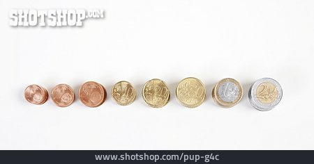 
                Euro, Sortiert, Bargeld, Geldmünzen                   