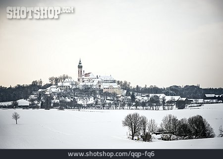 
                Winter, Bayern, Andechs                   