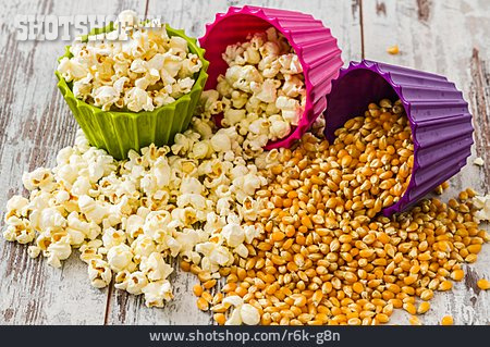 
                Maiskorn, Portion, Popcorn                   