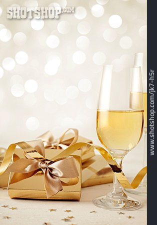 
                Feier & Fest, Geschenk, Champagner                   