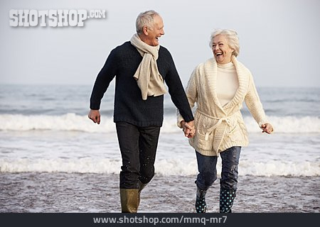 
                Senior, Couple, Happy, Walk                   