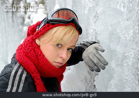 
                Frau, Winter, Wintersport                   