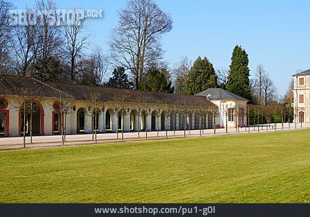 
                Schlossgarten, Wandelgang, Schloss Rastatt                   