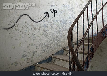 
                Treppe, Graffiti, Aufwärts                   