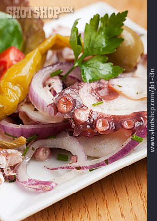 
                Oktopus, Antipasti, Mediterrane Küche                   