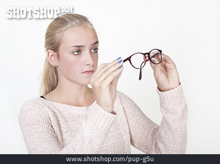 
                Mädchen, Brille, Optiker                   