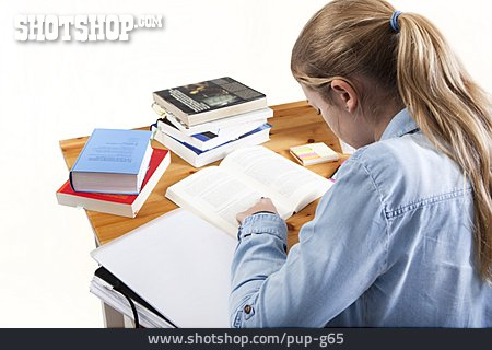 
                Schoolgirl, Studying, Abi                   