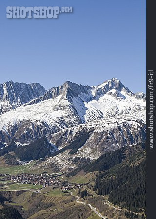 
                Graubünden, Surselva, Sedrun, Vorderrheintal                   
