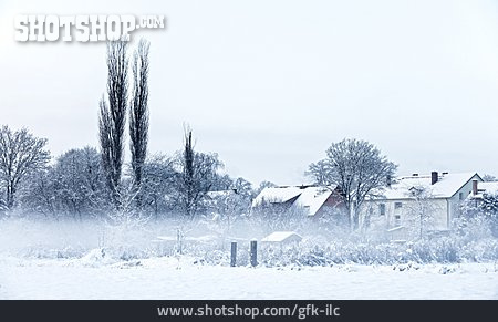 
                Dorf, Winter                   