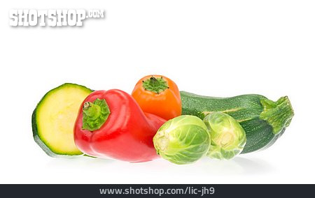 
                Gemüse, Paprika, Zucchini, Rosenkohl                   