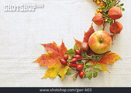 
                Textfreiraum, Apfel, Herbstlich                   