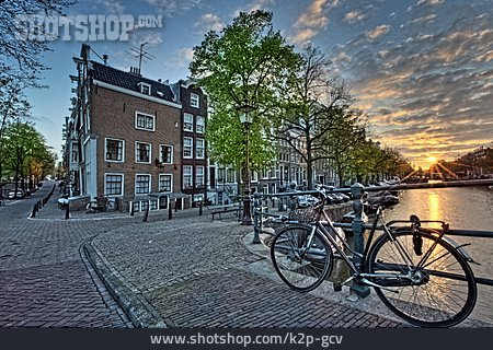
                Fahrrad, Amsterdam, Prinsengracht                   