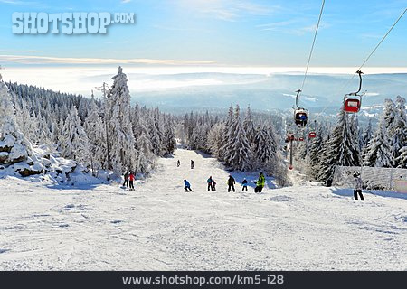 
                Skigebiet, Skilift, Fichtelgebirge                   