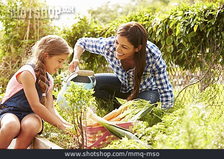 
                Mother, Gardening, Daughter                   