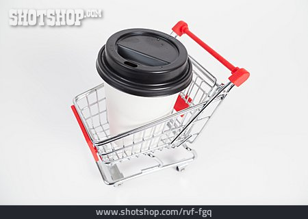 
                Kaffee, Warenkorb, Einkaufswagen, Onlineshopping                   