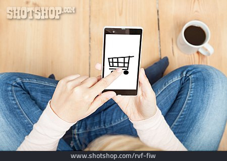 
                Einkauf & Shopping, Einkaufswagen, Onlineshopping                   