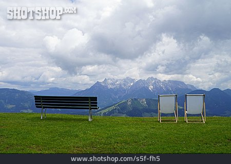 
                Pause & Auszeit, Aussicht, Alpenpanorama                   
