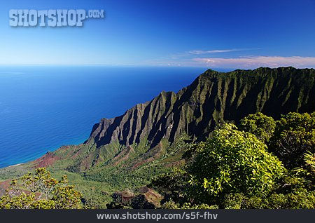 
                Ozean, Felsenküste, Maui                   