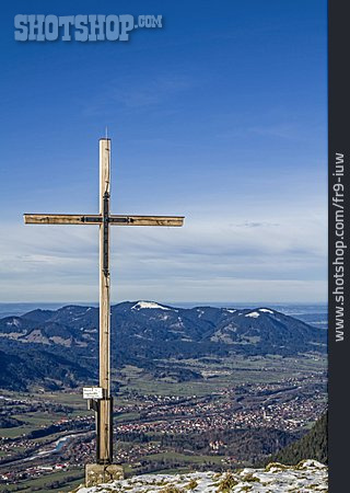 
                Kreuz, Gipfelkreuz, Bayerische Voralpen, Schönberg                   