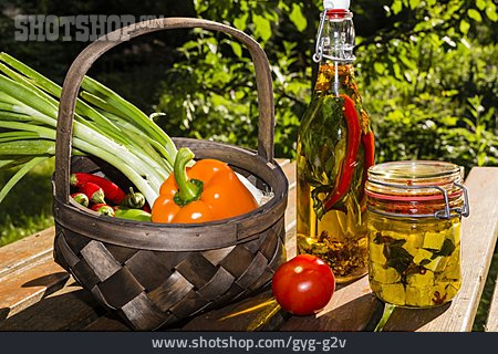 
                Gewürze & Zutaten, Olivenöl, Eingelegt, Mediterrane Küche, Gemüsekorb                   