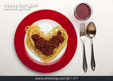 
                Valentinstag, Spaghetti, Bolognese                   