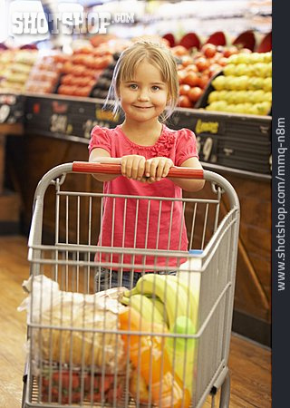 
                Kind, Mädchen, Einkaufen, Supermarkt                   