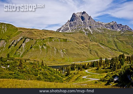 
                Wanderroute, Vorarlberg, Widderstein, Hochtannbergpass                   