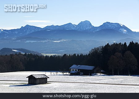 
                Winter, Bayern, Alm                   