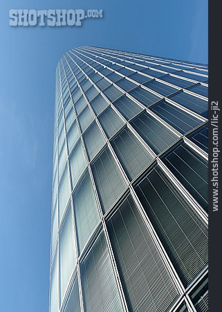 
                Wolkenkratzer, Düsseldorf, Glasfassade                   