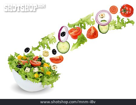 
                Salat, Salatschüssel                   
