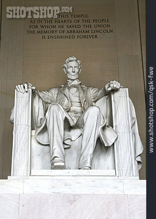 
                Abraham Lincoln, Lincoln Memorial                   