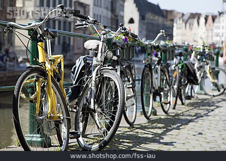 
                Fahrrad, Belgien, Gent                   