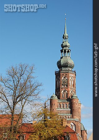 
                Kirchturm, Greifswald, Dom St. Nikolai                   