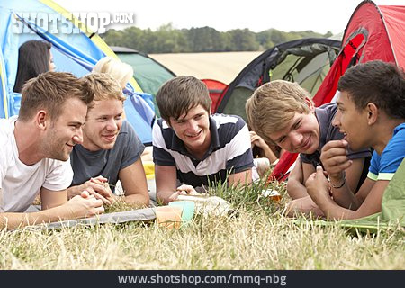 
                Friends, Camping                   
