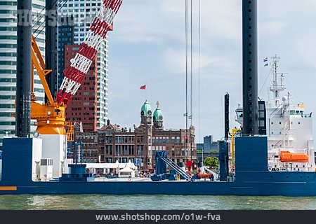 
                Hafen, Hebekran, Rotterdam                   
