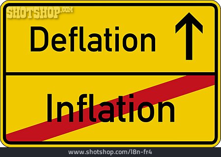 
                Geldentwertung, Preisverfall, Deflation                   