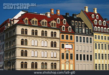 
                Wohnhaus, Häuserzeile, Dresden                   