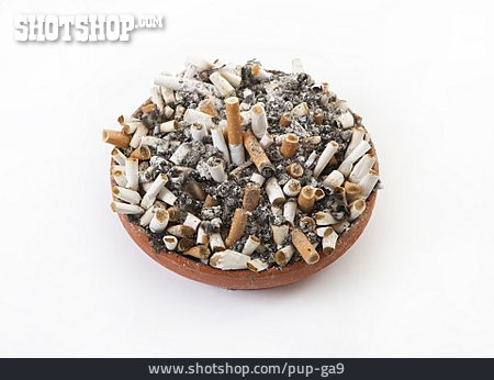 
                Ashtray, Cigarette Stub                   