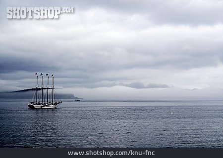
                Meer, Segelschiff, Atlantik, Acadia-nationalpark                   