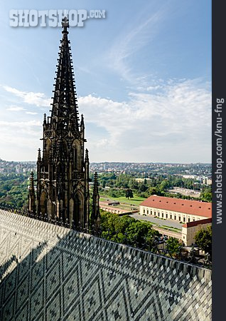 
                Kirchturm, Prag, Veitsdom                   