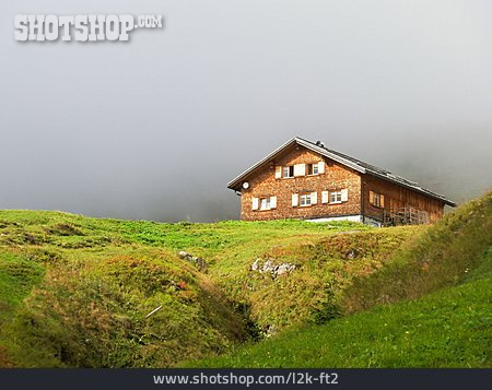
                Hütte, Wandergebiet, Bregenzerwald, Damüls                   