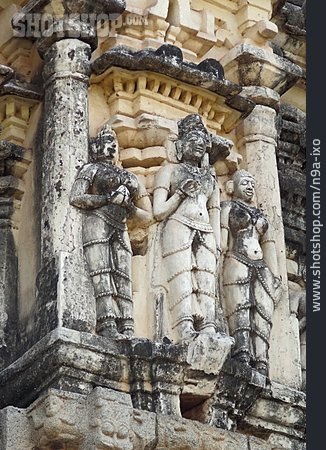 
                Skulptur, Indien, Virupaksha Tempel                   