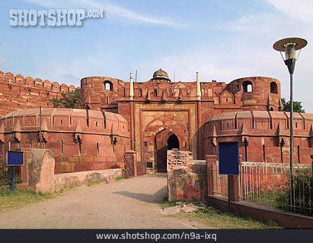 
                Weltkulturerbe, Rotes Fort, Uttar Pradesh                   